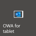 OWA for tablet